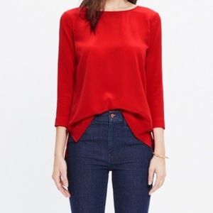 Madewell retrospect silk top